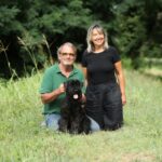Antonino e Daniele Morocutti Del Grande Moro con schnauzer medio nero